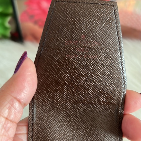 Louis Vuitton Damier Ebene Cigarette Case or lipstick case. Date Code CT0093 - Picture 9 of 15